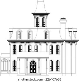 house building sketch