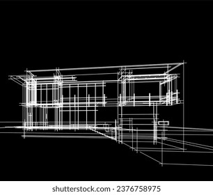house building sketch architectural drawing