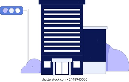 House building vector concept operation hand drawn illustration
