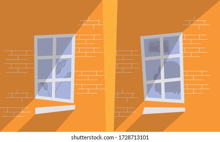 house buildings stay at home campaign vector illustration design