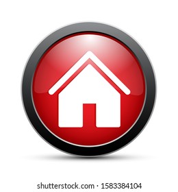 House button icon sign - for stock