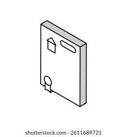 house buy agreement isometric icon vector. house buy agreement sign. isolated symbol illustration