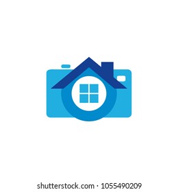 House Camera Logo Icon Design