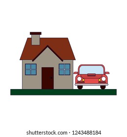 House and car