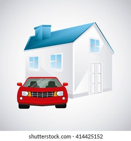 house and car  design 