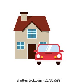 icono de la casa y del coche