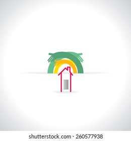 house care concept vector illustration 