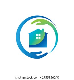 House Care logo design element
