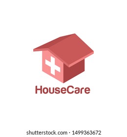 House Care Logo Design Template
