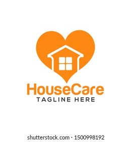 House Care Logo Design Template