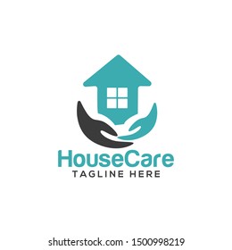 House Care Logo Design Template