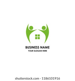house care logo template