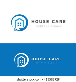 House care logo template.