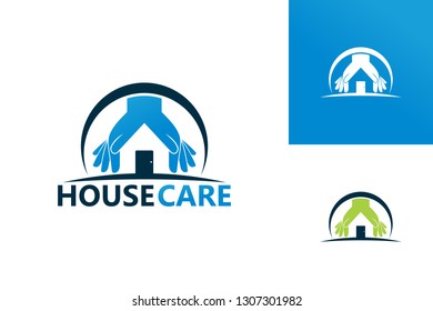 House Care Logo Template Design Vector, Emblem, Design Concept, Creative Symbol, Icon