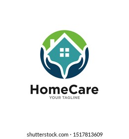 House Care Logo Template Design Vector