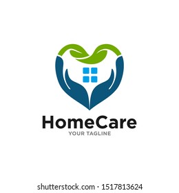 House Care Logo Template Design Vector
