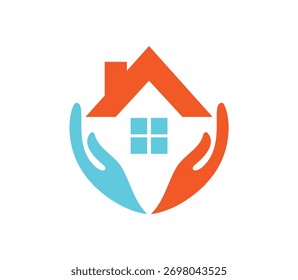 House Care Logo Template Design Vector