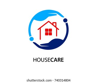 House Care logo template design