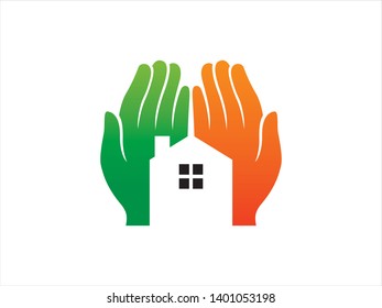 House Care Logo Template, Icon, Symbol