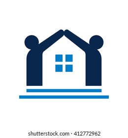 house care logo vector.
