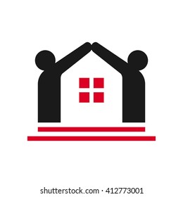 house care logo vector.