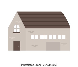 house cartoon icon isolated vector