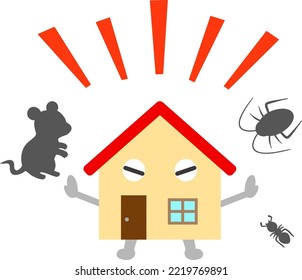 House character that stop the invasion of pests and vermin