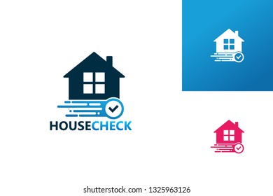 House Check Logo Template Design Vector, Emblem, Design Concept, Creative Symbol, Icon