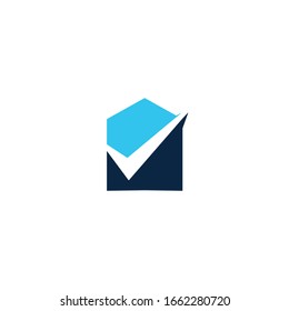 house check logo vector icon illustration