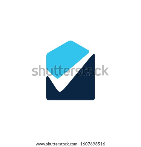 house check logo vector icon illustration