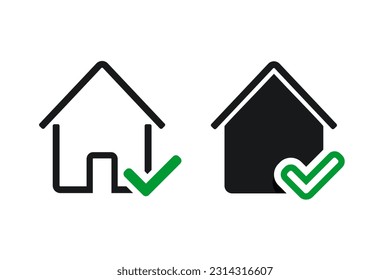 House checklist icon. Illustration vector