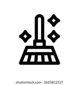 House chores. Editable stroke vector icon.