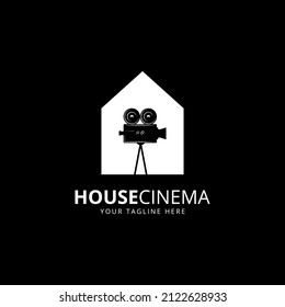 House Cinema Production Logo Design template