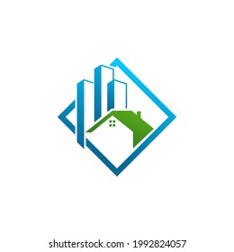 Logo-Vektorvorlage von House City, Design-Konzepte für Creative Building-Logo