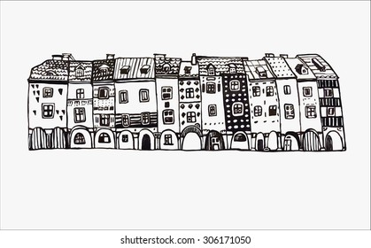 house city print