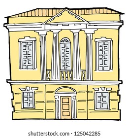 house in classical style