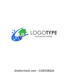 House clean logo design