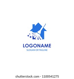 House clean logo design
