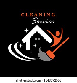 House Clean logo design template ,Vector illustration