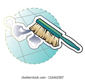 House cleaning broom