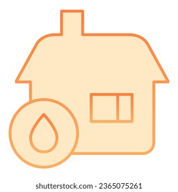 House cleaning flat icon. Household orange icons in trendy flat style. Housework gradient style design, designed for web and app. Eps 10