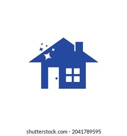 House cleaning icon design template illustration