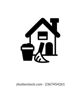 House Cleaning icon in vector. Illustration