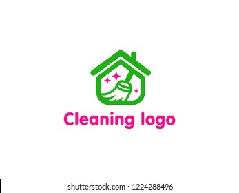 house cleaning logo