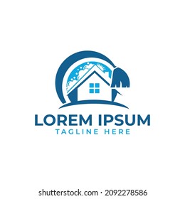 House cleaning logo design template vector design