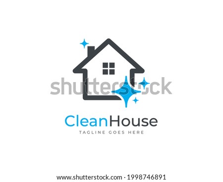 House Cleaning Logo Design Template