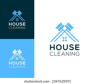 Inspiración en el diseño del logotipo de limpieza de casas