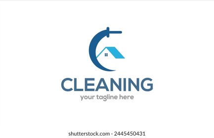 House Cleaning logo designs concept, Cleaning House logo template