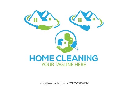 House Cleaning Logo, Home cleaning service logo, Cleaning Service Logo. 