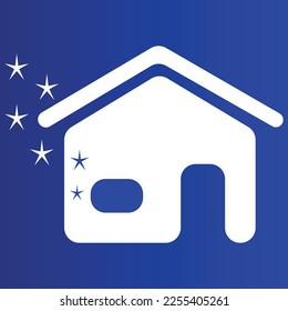 House Cleaning Logo, Home work, Housekeepers,  casa, home, stars